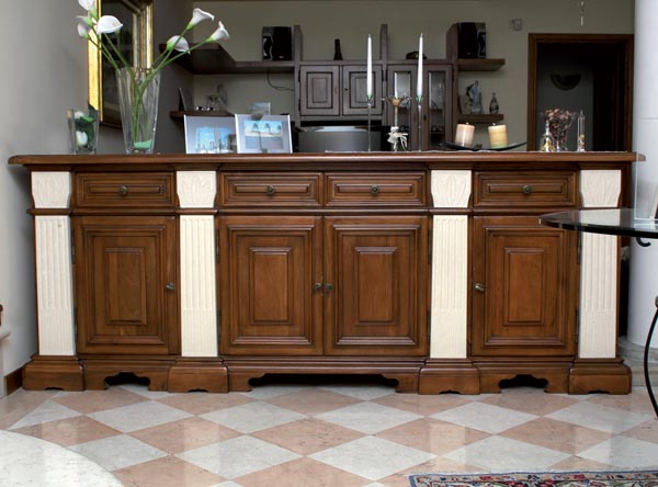 Belief in carved walnut