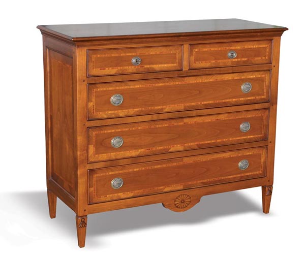 Cherry chest of drawers Bernardi Luigi